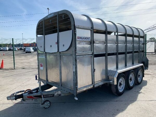 2019 Nugent Triple Axle 14x6 Cattle Trailer