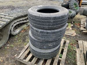 UNRESERVED 4x Goodyear 245/70 R17.5 Tyres