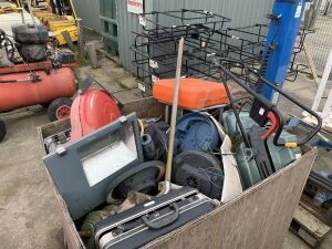 UNRESERVED Large Crate To Contain Consaw Parts, Hilti Parts, Drills & Drill Parts, Chopsaw Parts & - Much More