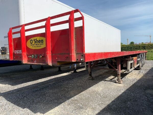 UNRESERVED 2006 SDC Tri Axle Flat Trailer