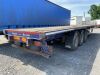 UNRESERVED 2005 Dennison Tri Axle Flat Bed Trailer - 4