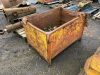 UNRESERVED Yellow Mortar Bin c/w Lifting Chains - 5