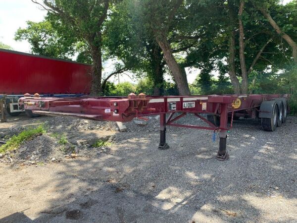 UNRESERVED 2008 SDC Tri Axle Skelly Trailer