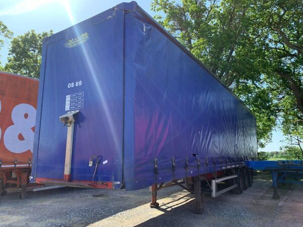 UNRESERVED 2006 Montracon Tri Axle Curtainsider c/w Tail Lift