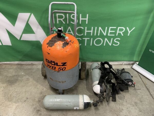 UNRESERVED Oxygen Escape Mask & Cylinder