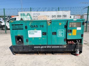 Atlas Copco QAS78 - 69KVA Diesel Generator