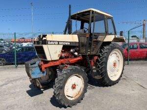 David Brown 1390 4WD Tractor c/w Row Crop Tyres & Rims