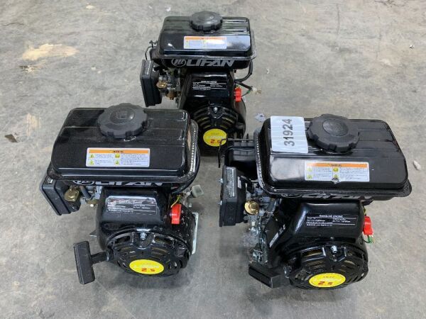 3 x Lifan Petrol Engines