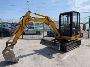 JCB 803 Plus 3T Excavator c/w Bucket, Blade & Piped