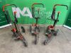 UNRESERVED 3 x Husqvarna KV760 Consaw Trolleys