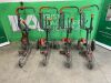 UNRESERVED 4 x Husqvarna KV760 Consaw Trolleys