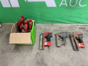 UNRESERVED Selection Of Nail/Staple Guns