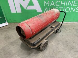 UNRESERVED Red Portable Blow Heater