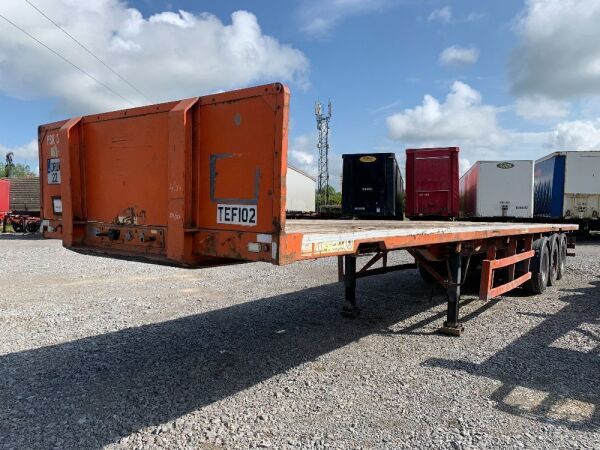 UNRESERVED M&G Tri Axle Flat Trailer