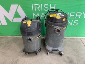 UNRESERVED 2 x Karcher Portable 110V Vacuums