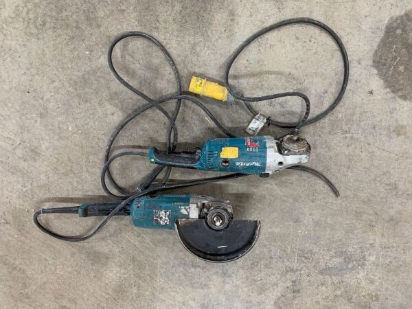 UNRESERVED 2 x Makita Industrial Angle Grinders