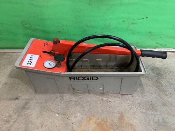 UNRESERVED Ridgid 1450 Pressure Tester