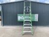 UNRESERVED Little Giant 6 Step Fibreglass Podium Ladder - 2