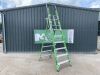 UNRESERVED Little Giant 6 Step Fibreglass Podium Ladder - 3