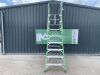 UNRESERVED Little Giant 6 Step Fibreglass Podium Ladder - 2