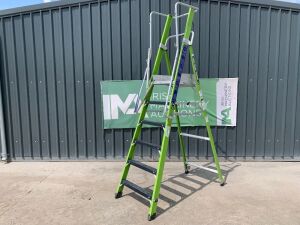 UNRESERVED Littel Giant 6 Step Fibreglass Podium Ladder