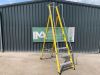 UNRESERVED Clow 6 Step Fibreglass Podium Ladder - 3