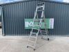 UNRESERVED 2020 Tubesca Aluminium Extendable Podium Ladder