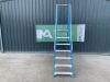 UNRESERVED Lyte 7 Step Aluminium Podium Ladder - 2