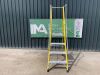 UNRESERVED Clow 4 Step Fibreglass Podium Laddre - 2