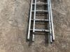 UNRESERVED Double Extendable Aluminium Ladder - 3