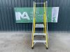 UNRESERVED Clow 3 Step Fibreglass Podium Ladder - 2