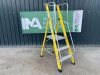 UNRESERVED Clow 3 Step Fibreglass Podium Ladder - 3