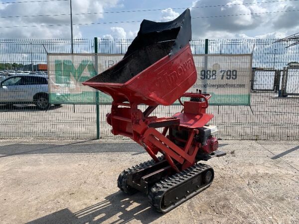 Hinowa Tracked Pedestrian High Tip Petrol Dumper