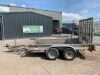 Indespension Twin Axle Fast Tow Plant Trailer c/w Ramp - 2