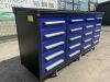 UNRESERVED Steelman 7FT Workbench c/w 20 x Drawers - 5