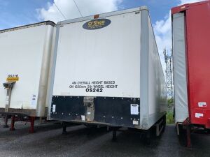 UNRESERVED 2009 SDC Tri Axle Box Trailer