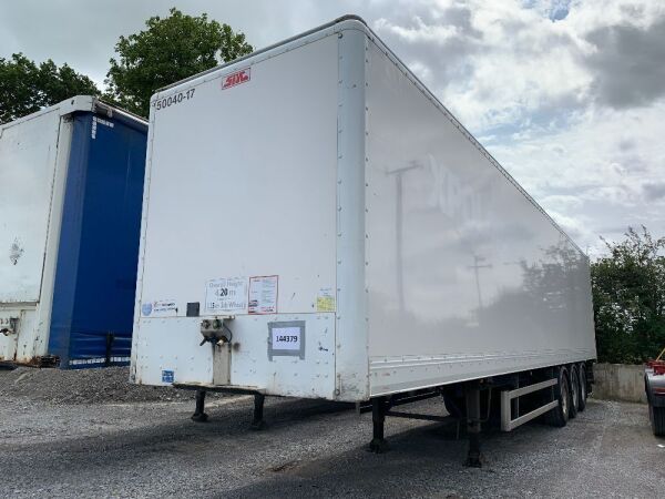 UNRESERVED 2017 SDC Tri Axle Box Trailer