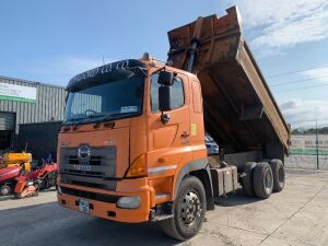 UNRESERVED 2009 Hino 700 2838 Euro 4 6 Wheel Tipper