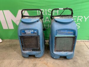 2 x Drizair 1200 Dehumidifier