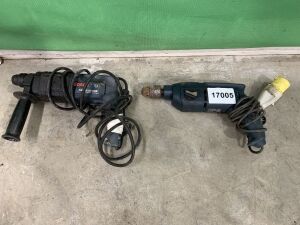 2 x Bosch 220v Drill