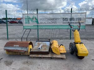 UNRESERVED Protrac 900R Pedestrian Rotovator c/w 3 x Attachments