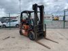 2002 Nissan 2.5T LPG Forklift c/w Duplex Mast and Sideshift - 4