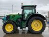 2015 John Deere 6175R 4WD Tractor c/w Front Linkage - 2