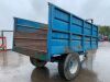 Blue 8T Single Axle Grain Trailer - 5