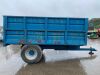 Blue 8T Single Axle Grain Trailer - 6