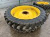 Full Set Of Row Crop Tyres & Rims To Suit John Deere (13.6 R48 - 12.4 R32) - 7