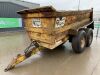 1997 Gribbon Engineering G14T 12T Twin Axle Dump Trailer