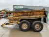 1997 Gribbon Engineering G14T 12T Twin Axle Dump Trailer - 2