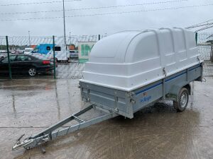 UNRESERVED Respo 750ML331L Single Axle Enclosed/Box Trailer (10.5 x 4)