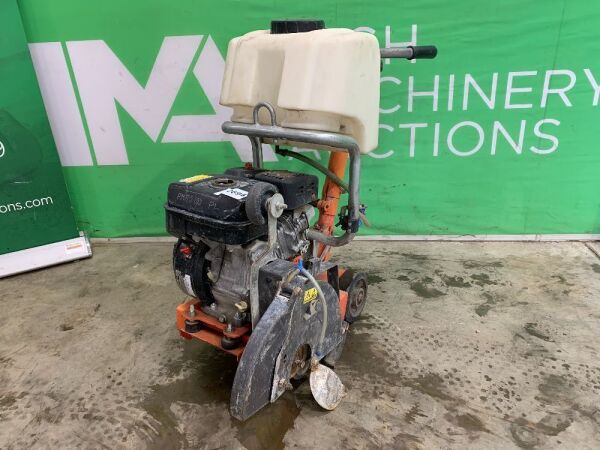 Husqvarna Petrol Pedestrian Road Saw c/w Water Tank